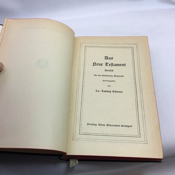 1946 Stutgartt German Bible (Das Neue Testament) Ludwig Thimme - Picture 8 of 14